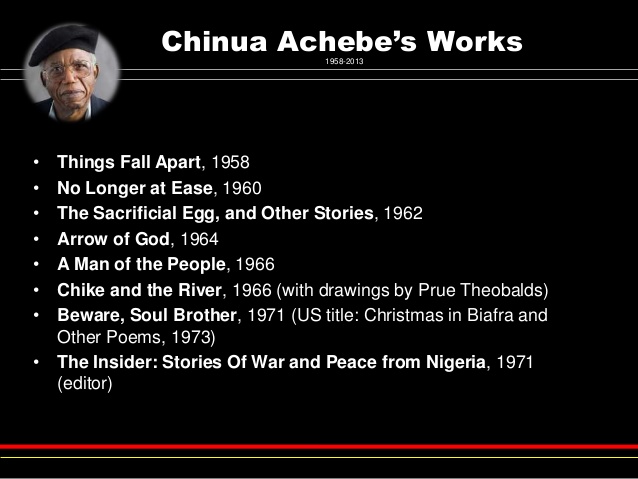 chinua achebe poetry